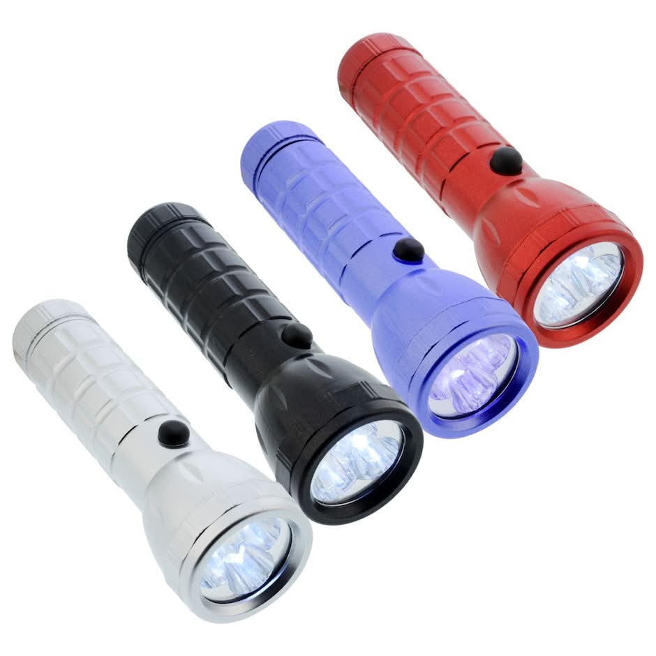 Plastic LED Flashlights, 5.125 in.