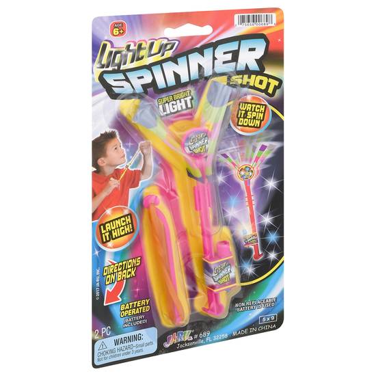 Spinner Light Up Spinner Shot Toy