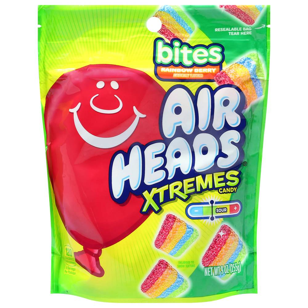 Airheads Xtremes Bites Rainbow Berry Sweetly Sour Candy (9 oz)