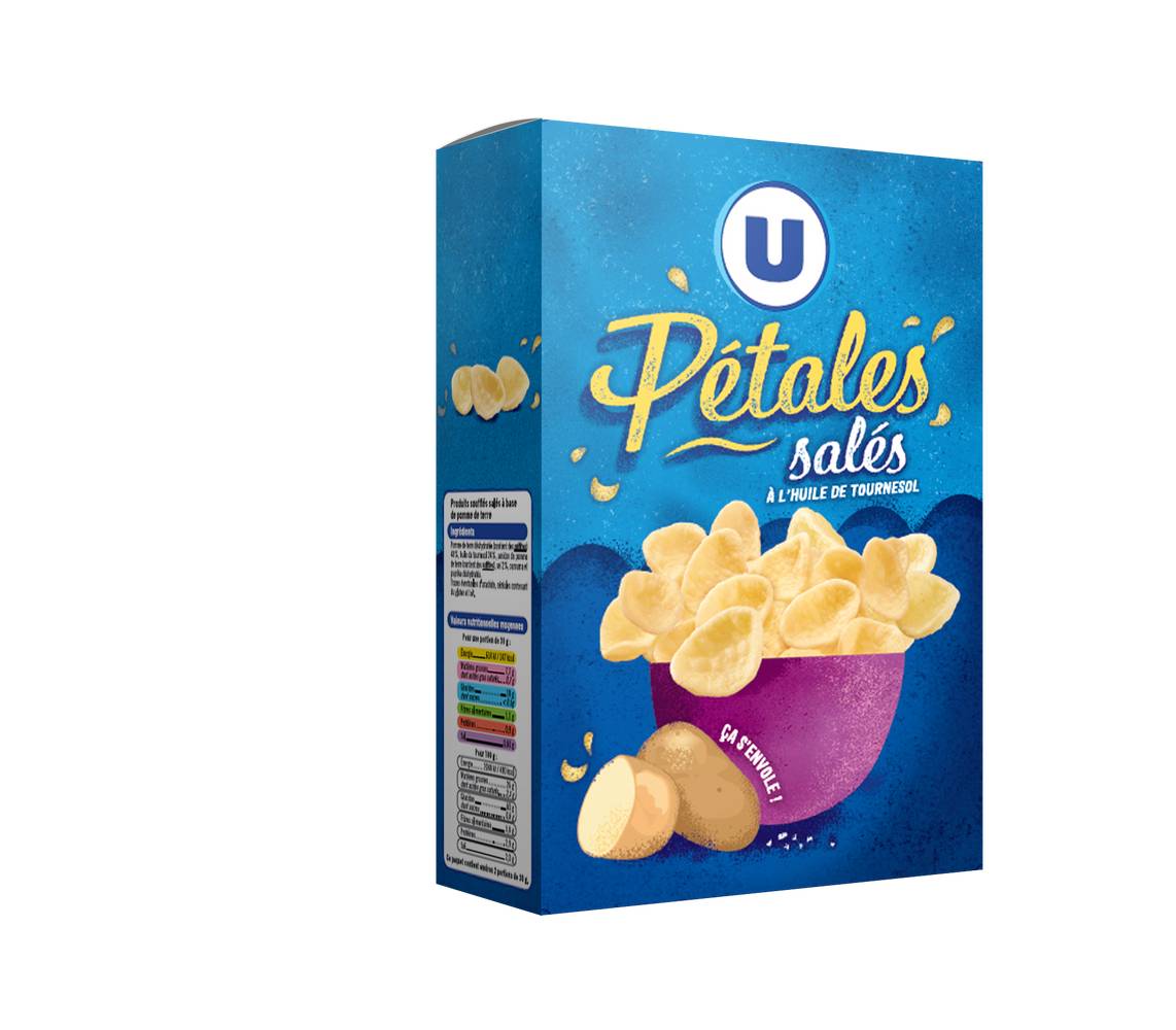 Les Produits U - Snacks pétales salés