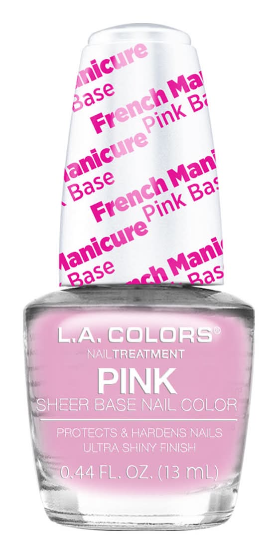 L.A. Colors Sheer Base Nail Color, Pink (0.44 fl oz)