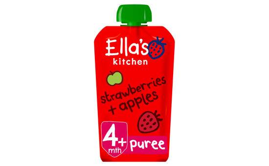 Ella's Kitchen Organic Strawberries and Apples Baby Pouch 4+ Months