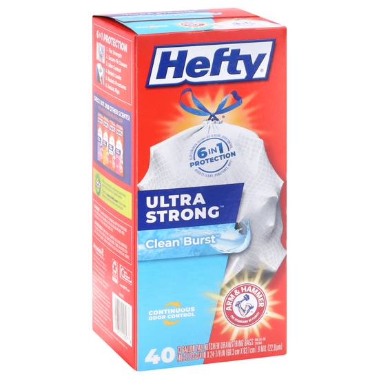 Hefty Slider Storage Bags, Quart Size, 7 Count (Pack of 24) 168 Bags Total