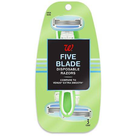 Walgreens Five Blade Disposable Razors