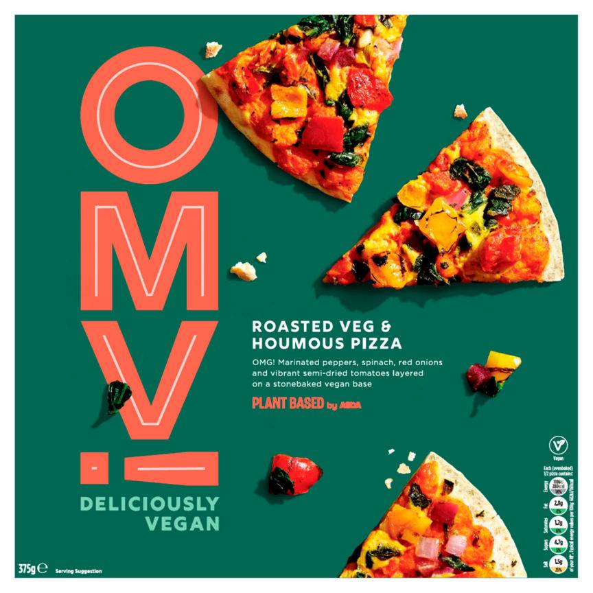 Asda Roasted Veg & Houmous Pizza