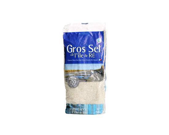 Gros sel de L'île de Ré LES SAUNIERS - Sachet de 1kg