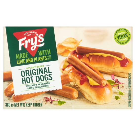 Fry's 8pk Plant Based Hot Dogs