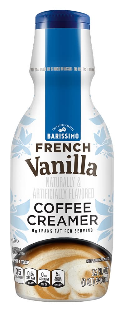 Barissimo Flavored Coffee Creamer, French Vanilla (32 fl oz)