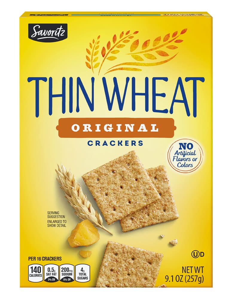 Savoritz Thin Wheat Original Crackers (9.1 oz)