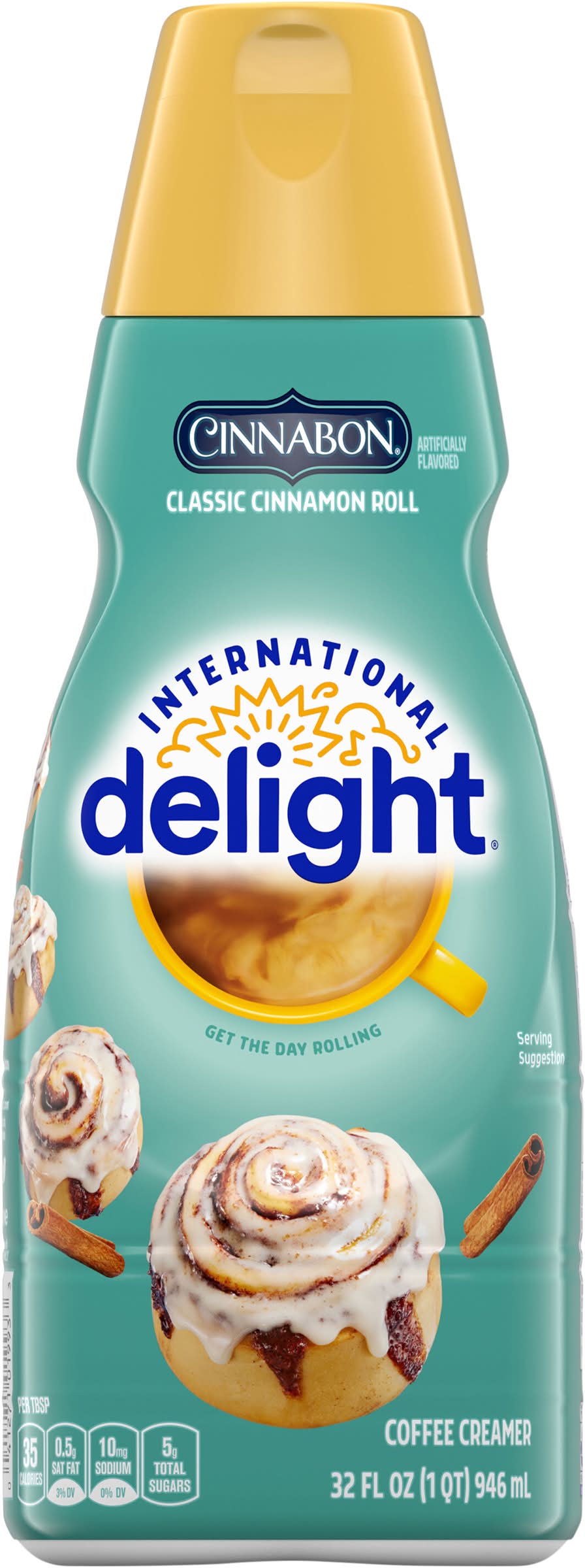 International Delight Cinnabon Coffee Creamer, Cinnabon (2016 fl oz)