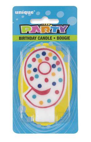 Party Eh! Birthday Candle #9