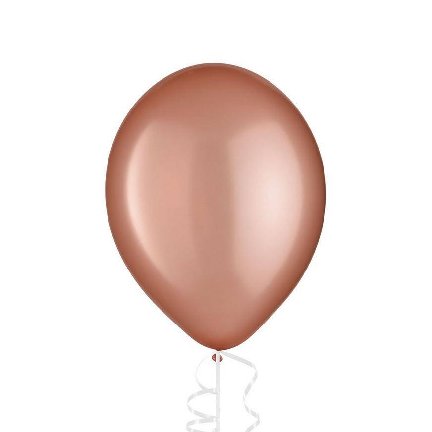 Uninflated 1ct, 12in, Rose Gold Pearl Balloon