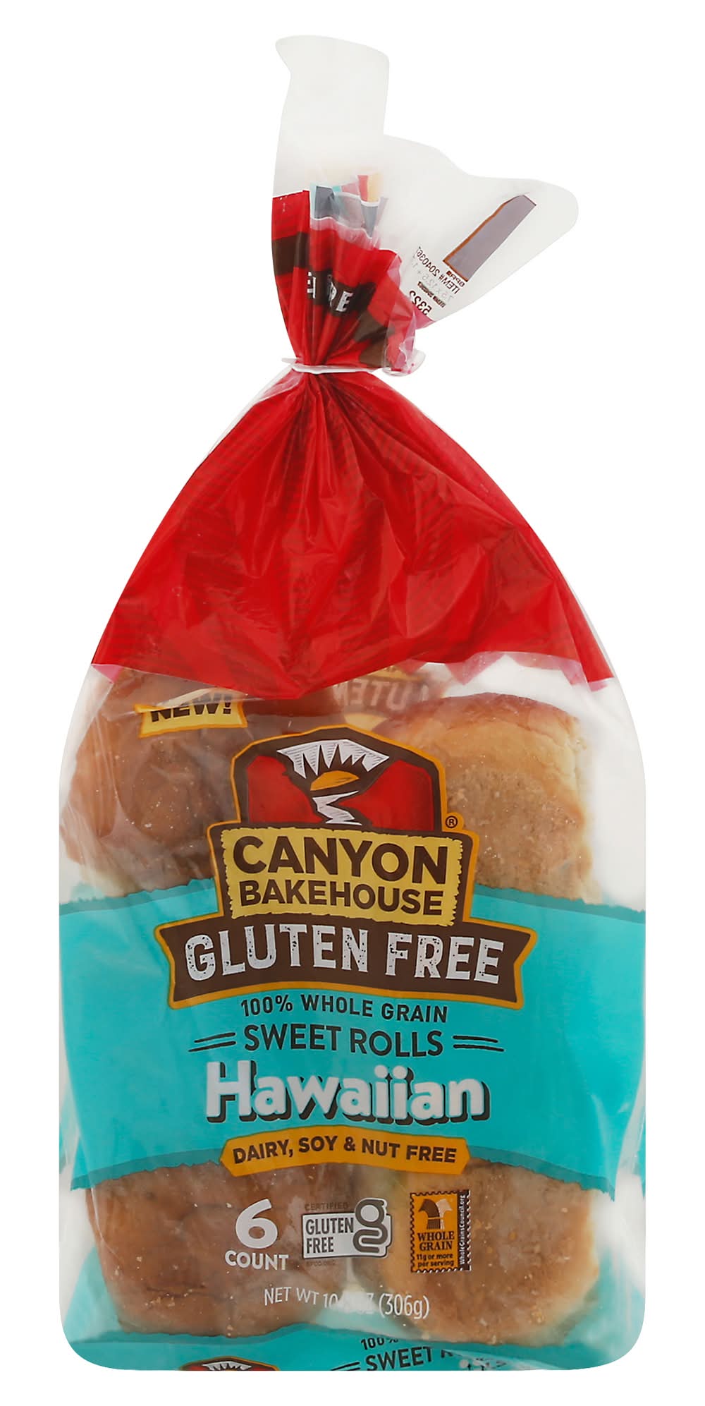 Canyon Bakehouse Gluten Free Whole Grain Hawaiian Sweet Rolls (10.8 oz)