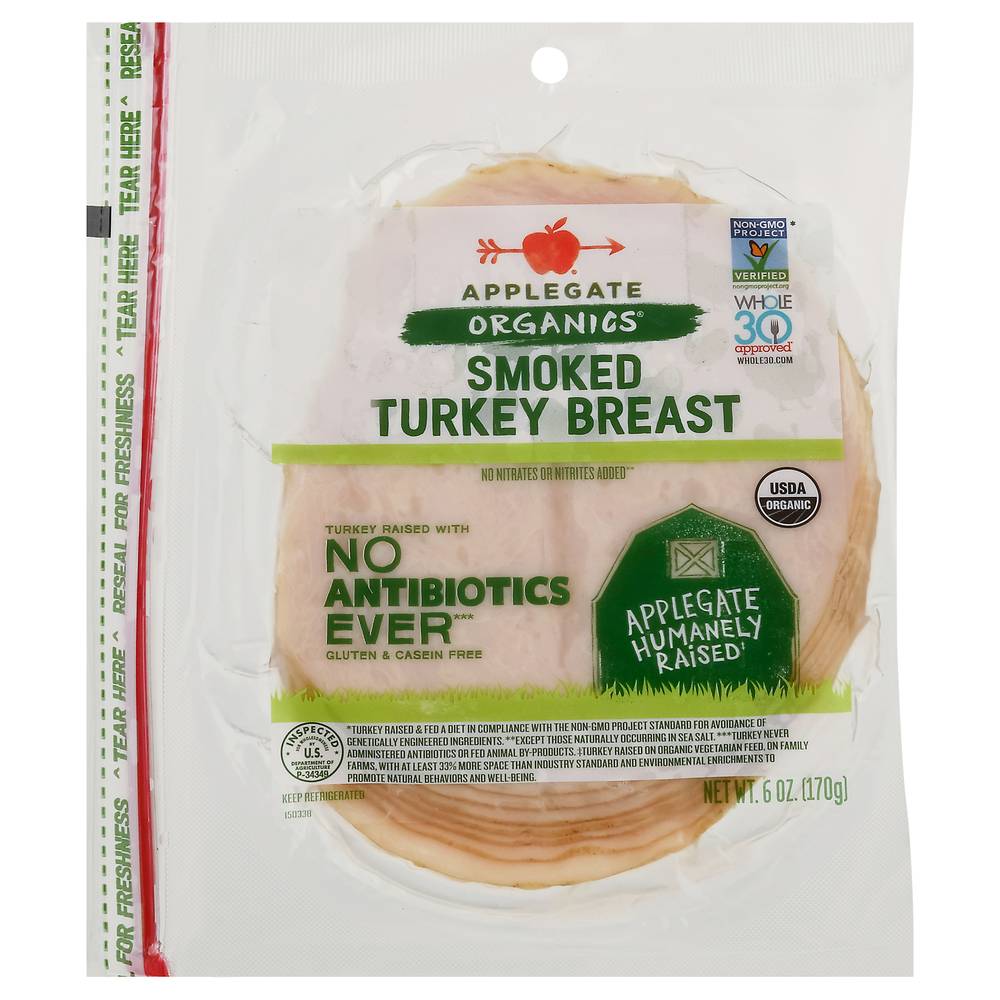 Applegate Organics Smoked Turkey Breast