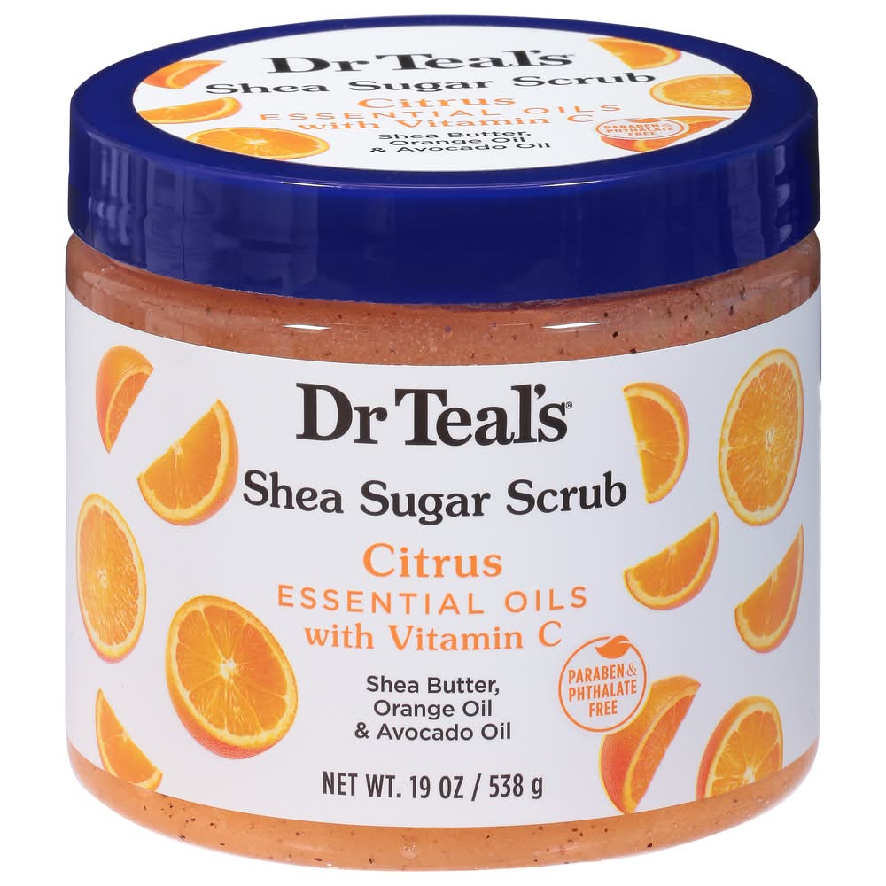 Dr Teal's Citrus Shea Sugar Scrub (19 oz)