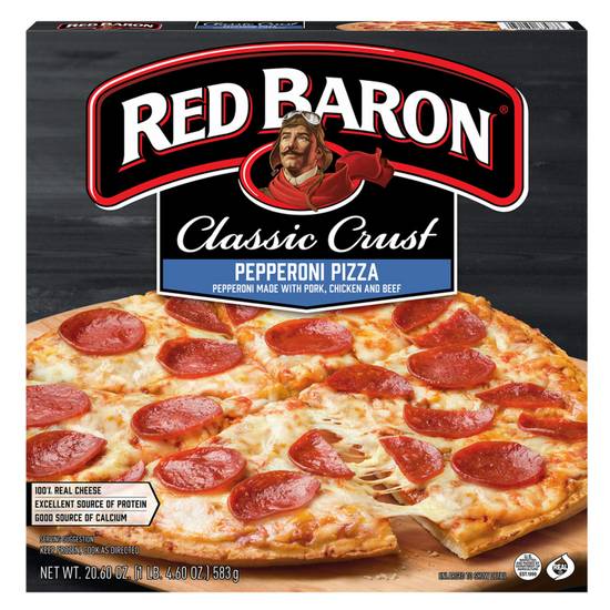 Red Baron Frozen Classic Crust Pepperoni Pizza 14in 20.6oz
