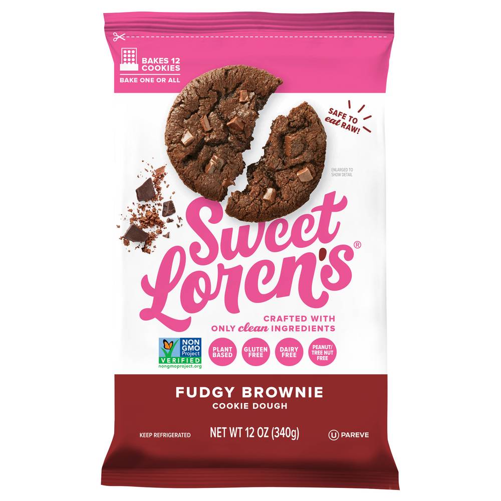 Sweet Loren's Fudgy Brownie Cookie Dough (12 oz)