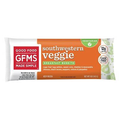 Good Food Made Simple Southwestern Veggie Frozen Burrito (5 oz)