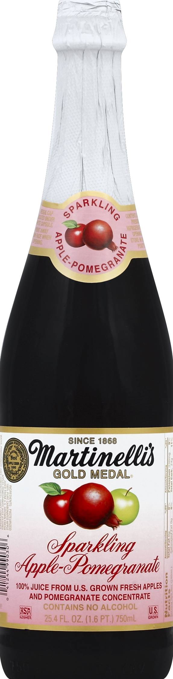 Martinelli's Sparkling Apple-Pomegranate Juice (25.4 fl oz)