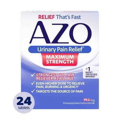 Azo Urinary Pain Relief Maximum Strength Tablets (24 ct)