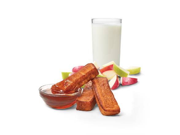Repas pour enfants 3 bâtonnets de pain doré / French Toast Sticks Kids’ Meal, 3 PC. (Cals: 770)