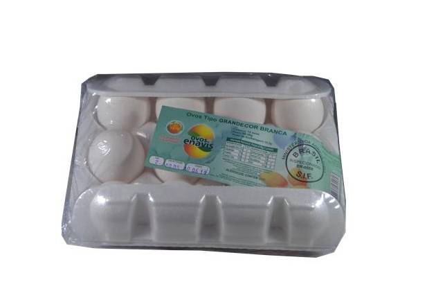 Enavis ovos grande branco (12 unidades)