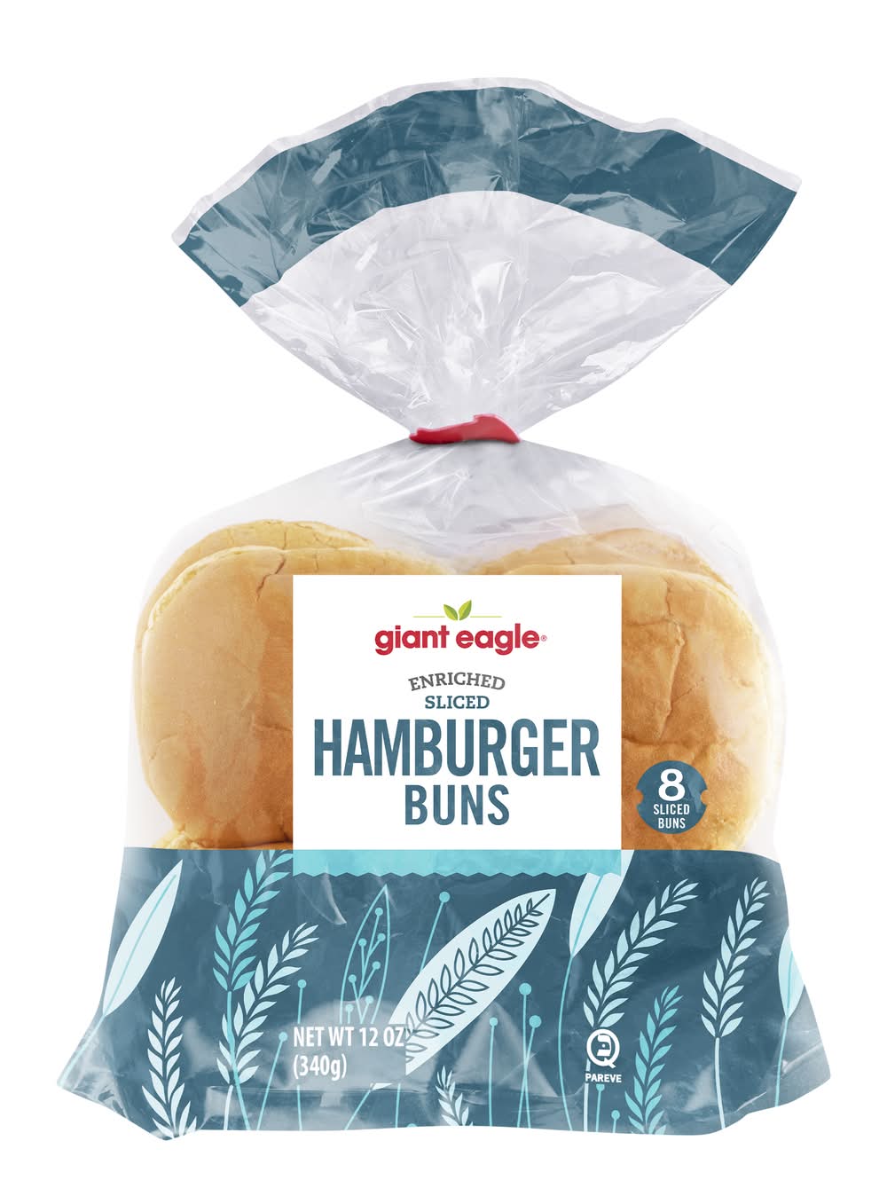 Giant Eagle Hamburger Enriched Sliced Buns (12 oz, 8 ct)