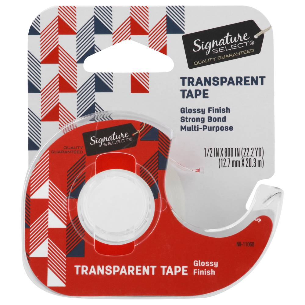 Signature Select 22 Yd Glossy Finish Transparent Tape (1 ct)