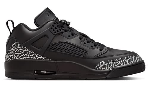 Jordan Mens Spizike Low - Shoes Black/Metallic Silver Size 07.5
