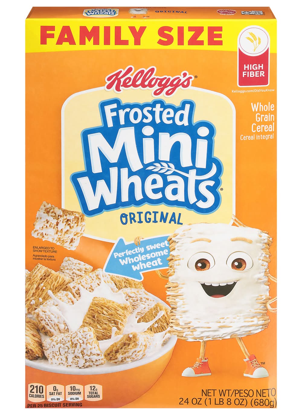 Frosted Mini-Wheats Original Whole Grain Cereal, Family (24 oz)