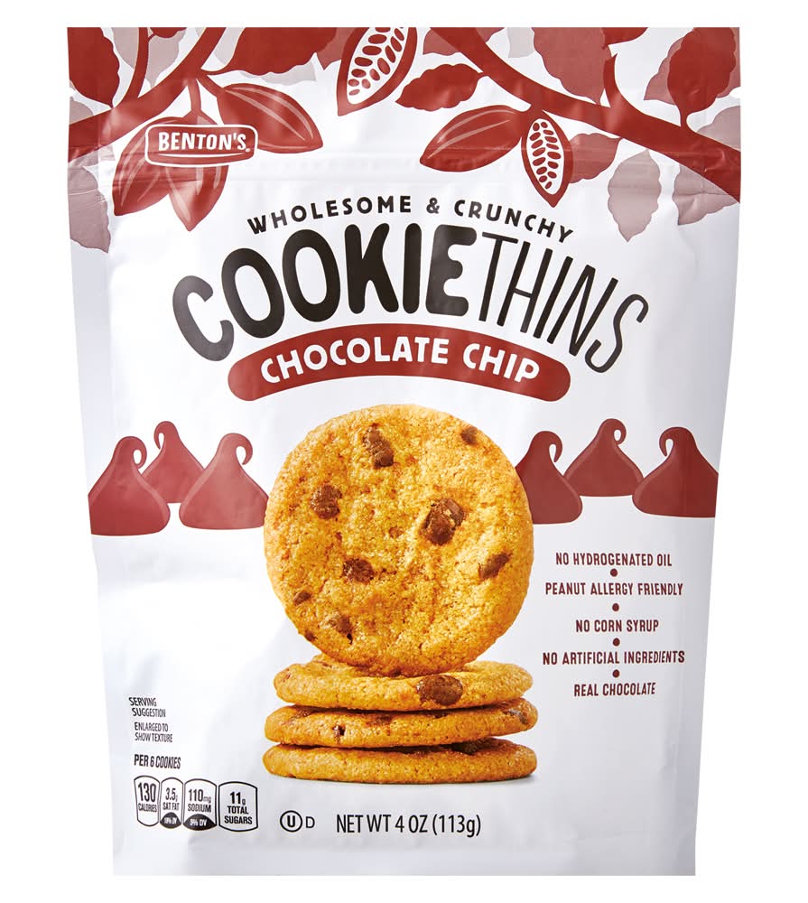 Benton's Cookie Thins, Chocolate Chip (4 oz)
