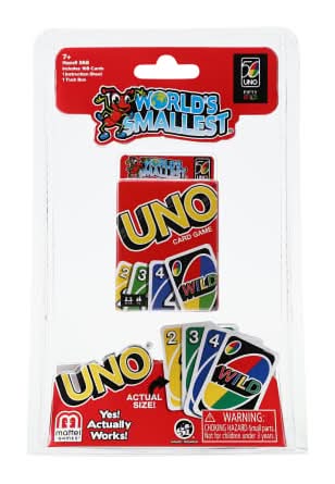 World’S Smallest® Uno® Card Game