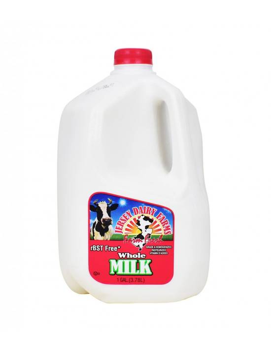 Jersey Dairy Farms Whole Milk (1 gal) Delivery Near You Uber Eats