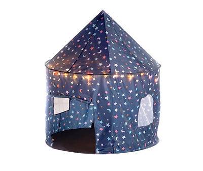 Blue 53" Celestial Pop-Up Play Tent With Lights