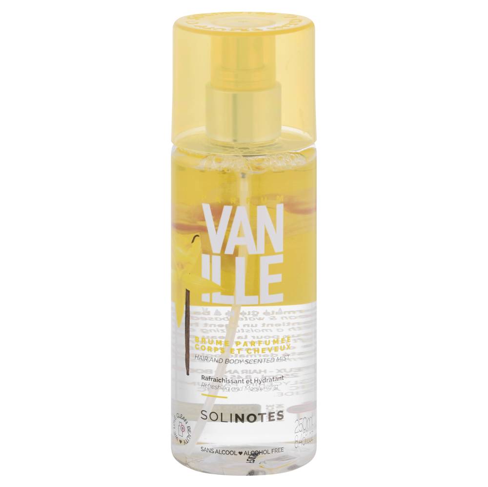 Solinotes Vanilla Hair and Body Scented Mist