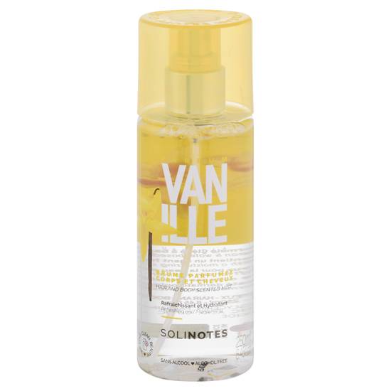 Solinotes Vanilla Hair and Body Scented Mist