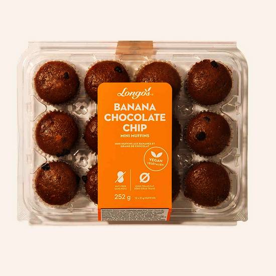 Longo's Banana Chocolate Chip Mini Muffins (252g)