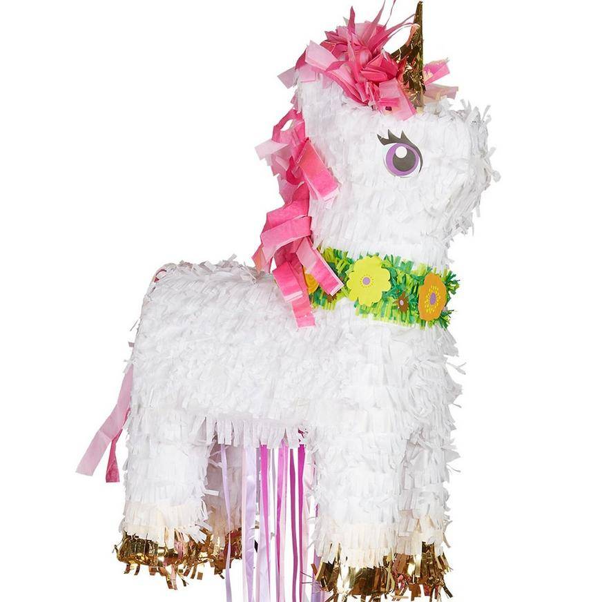 Party City Pull String Sparkling Unicorn Pinata