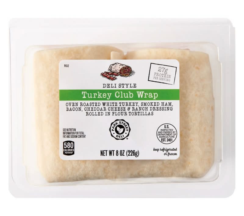Park Street Deli Turkey Club Wrap (8 oz)