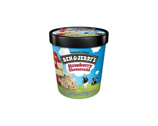 Order Ben and Jerry's Strawberry Cheesecake Pint food online from Chevron Extramile store, Antioch on bringmethat.com