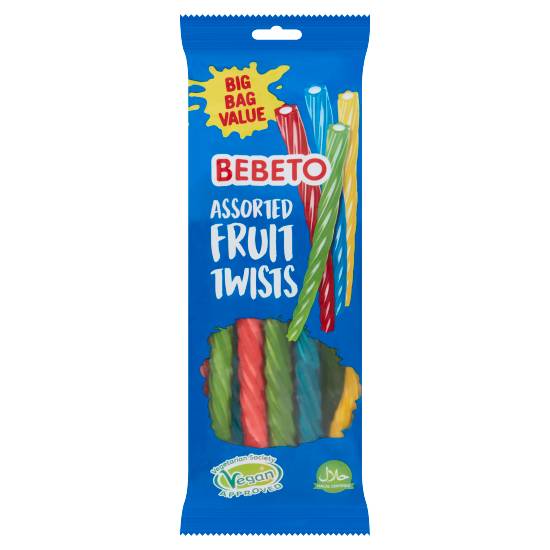 Bebeto Assorted Fruit Twists (220g)