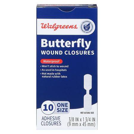 Walgreens Butterfly Wound Closures (3/8inx1 3/4in)