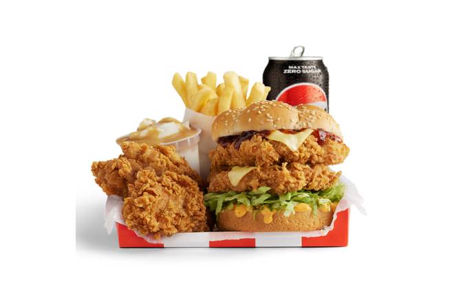 Zinger Stacker® Burger Box Hot & Crispy