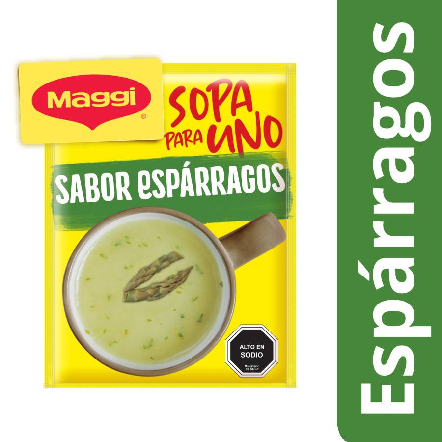 Maggi sopa para uno de espárragos