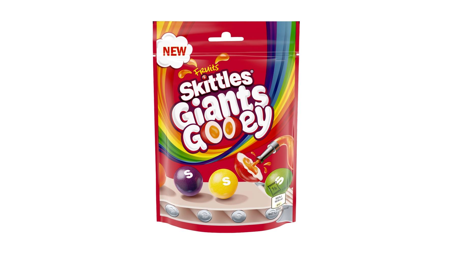 Skittles Giants Gooey Vegan Chewy (125g)