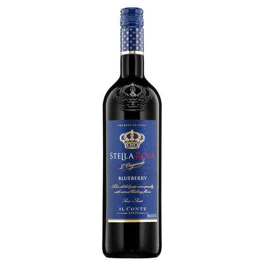 Stella Rosa Semi-Sweet Blueberry Red Wine (750 ml)