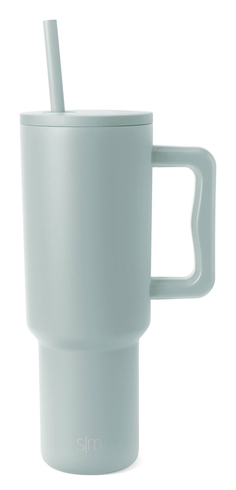 Simple Modern Trek 40oz Tumbler With Handle and Straw Lid, Sea Sage