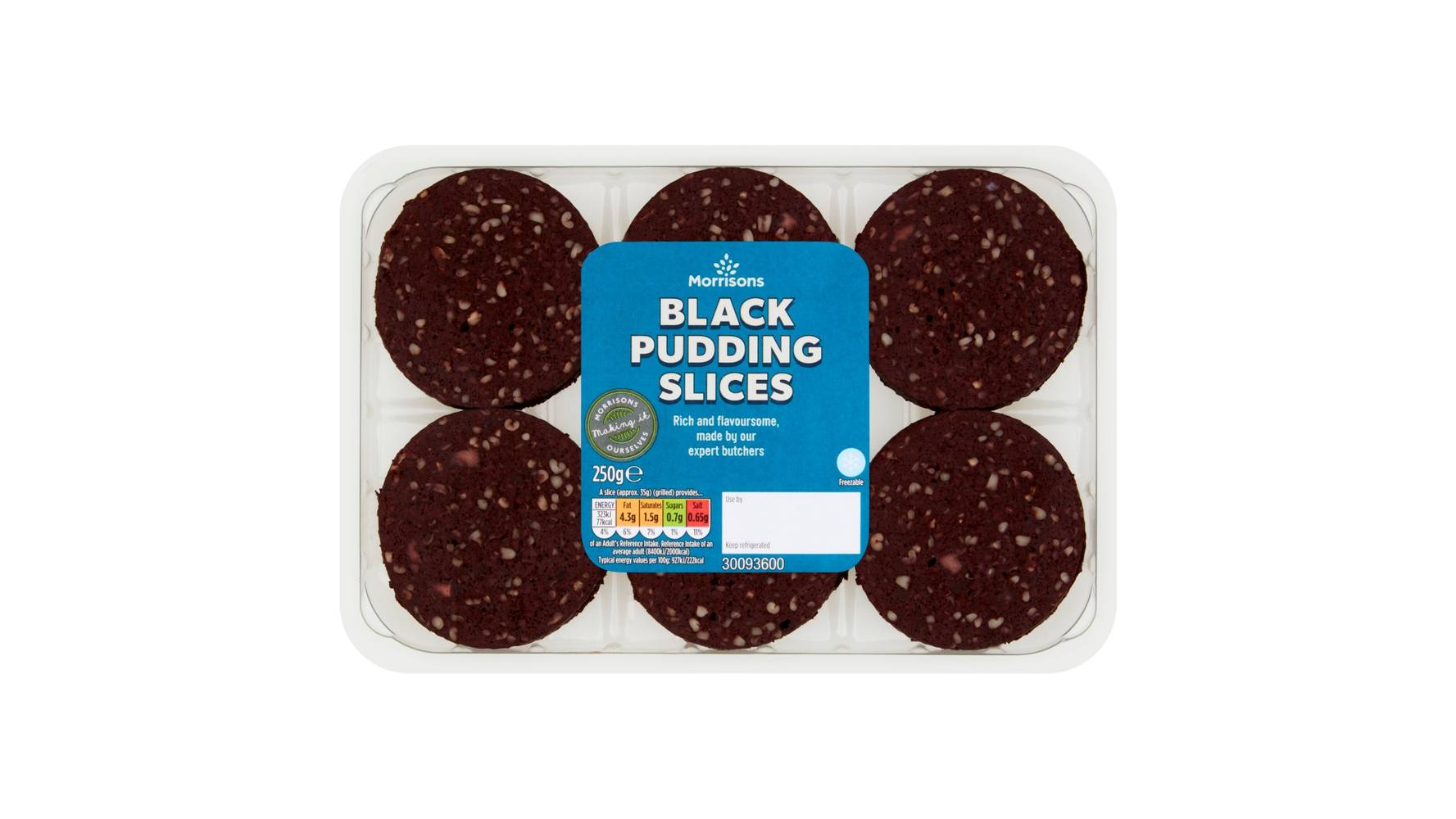 Morrisons Black Pudding Slice 250g