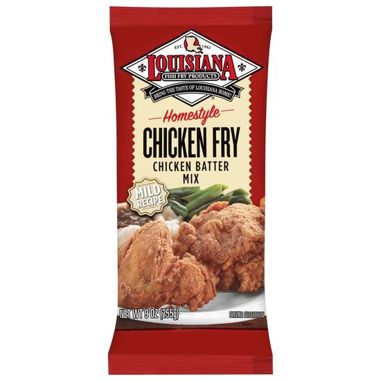 Louisiana Fish Fry Products Homestyle Chicken Fry Mild Recipe Chicken Batter Mix