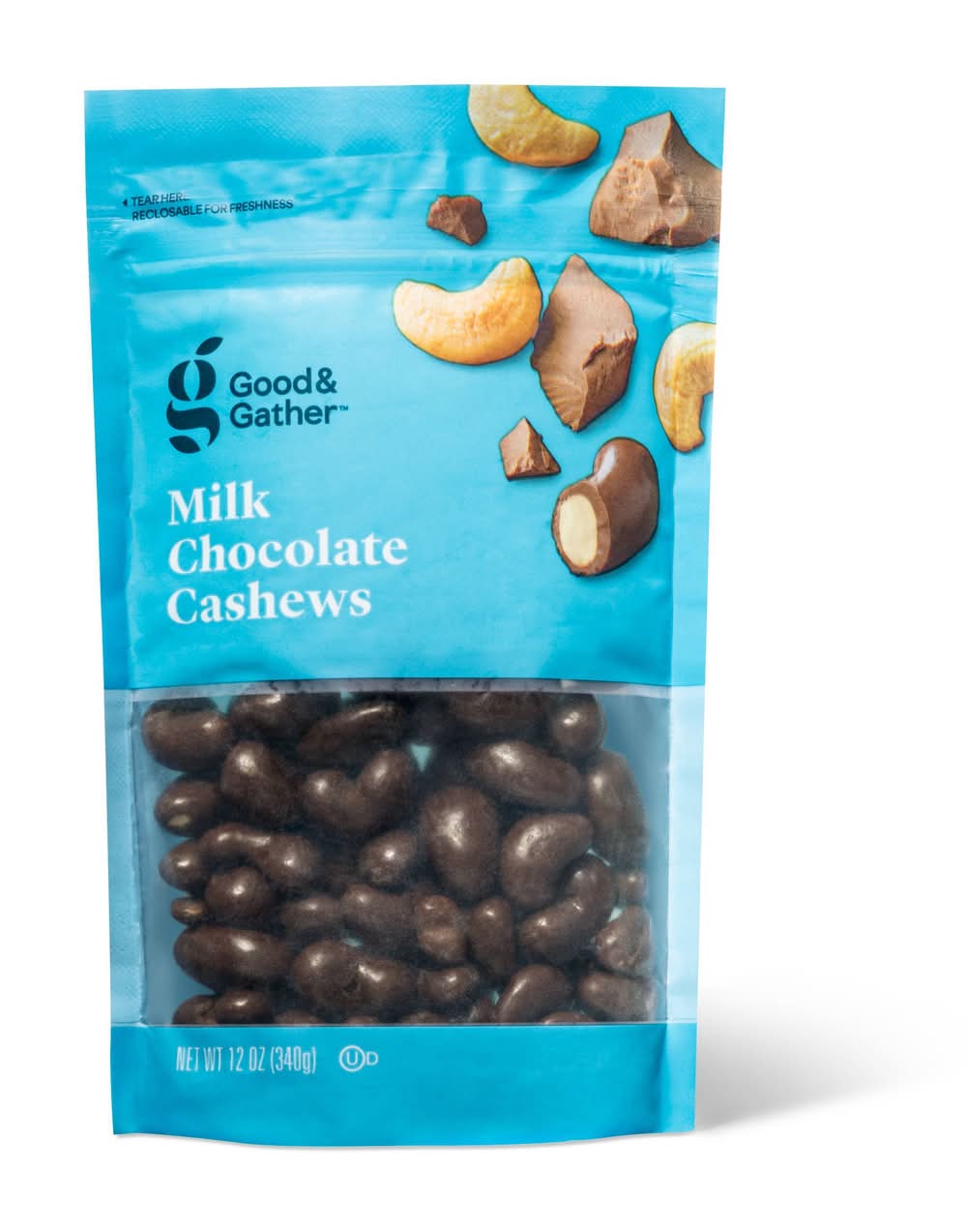 Good & Gather Cashews, Milk Chocolate (12 oz)